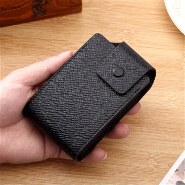 Multi-Function Leather Pocket Storage Bag Organizer Mini Card Wallet