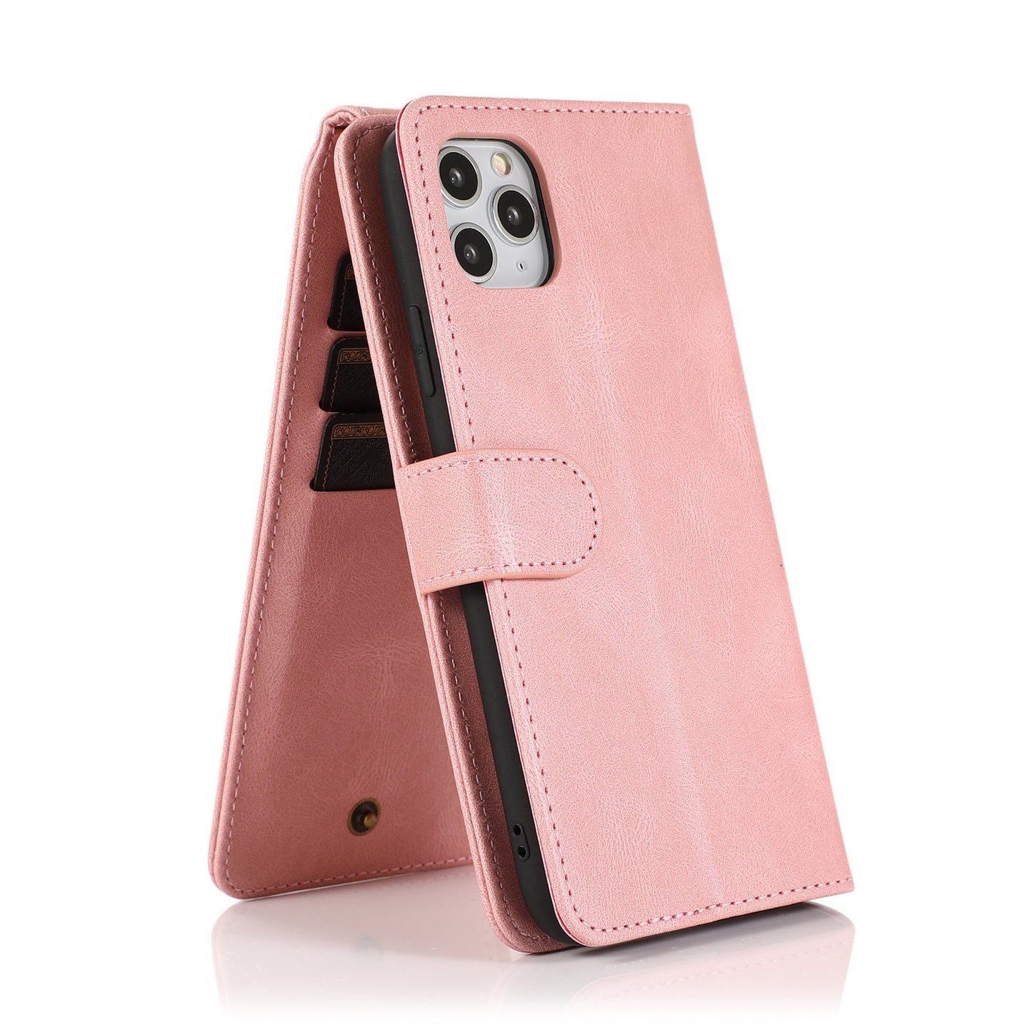 iPHONE Leather Wallet Protective Case
