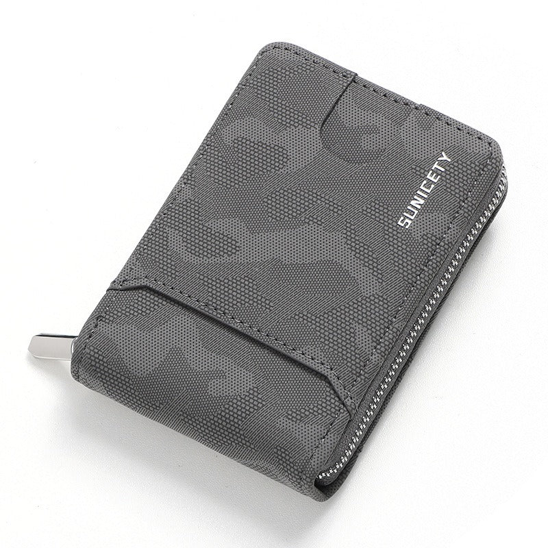 RFID Zipper Large Capacity Certificate Credit Multi Card