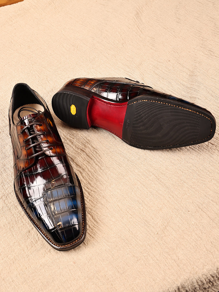 Genuine Leather Polished Business or Casual Pointed Toe Shoes