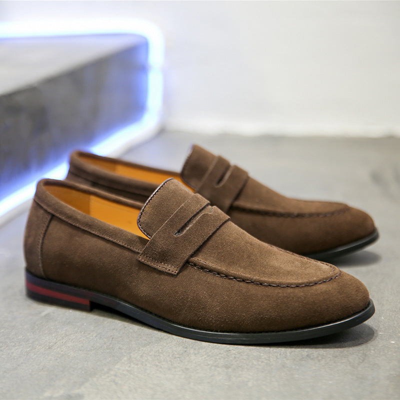 Lazy Shoes Nubuck Leather Casual