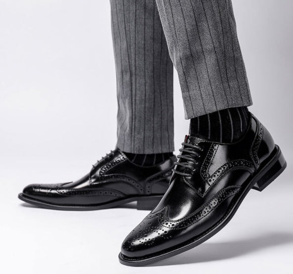 Genuine Leather Business Casual Dress British Style Shoes