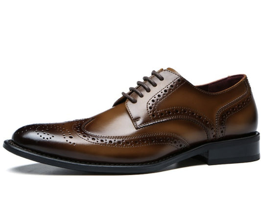 Genuine Leather Business Casual Dress British Style Shoes