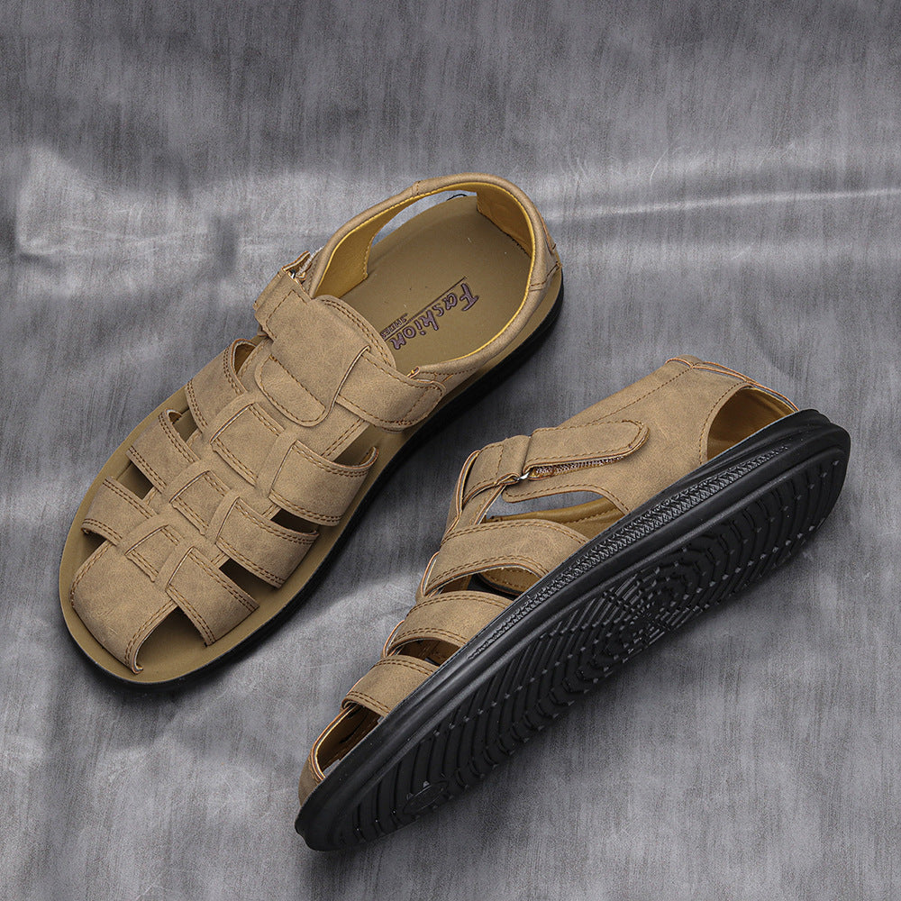 Leather Casual Hipster Lightweight Comfortable Sandals