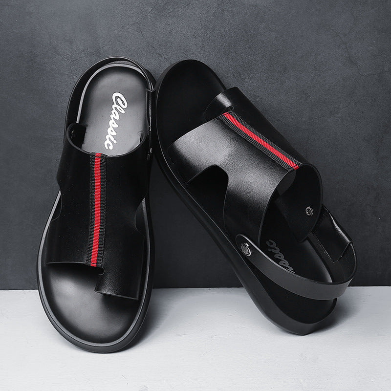 Summer Casual Breathable Leather Sandals