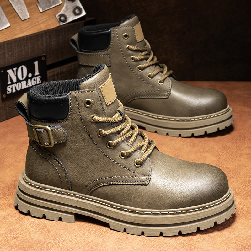 Leather Retro High Top Winter Martin Boots