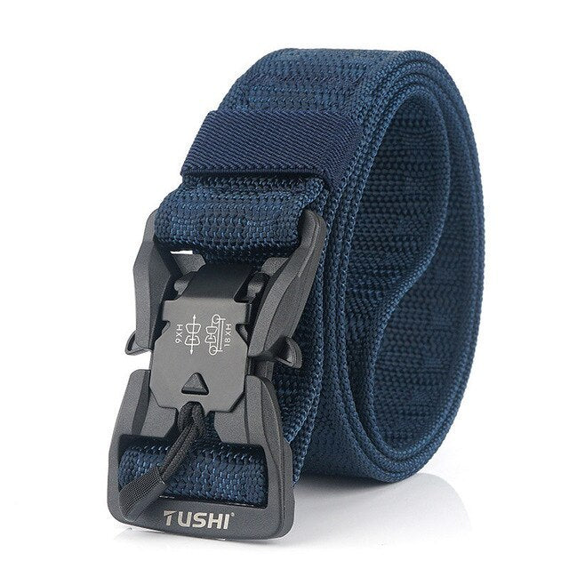 Canvas Outdoor Tactical Belt Military Training Belt Textile Nylon Camouflage Men's Belt