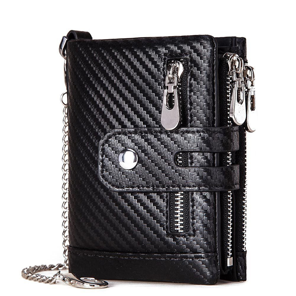 Genuine Leather European and American First-Layer Craft Card Holder
