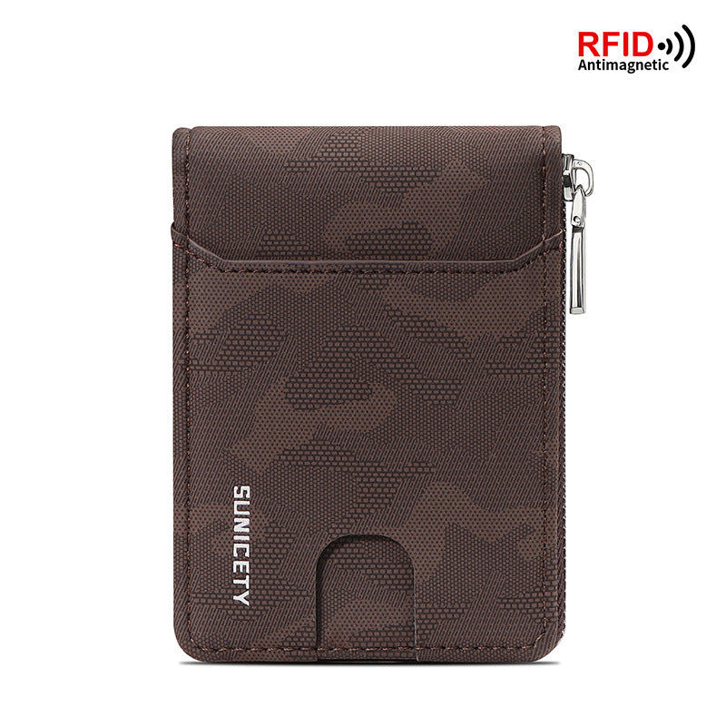 RFID Zipper Large Capacity Certificate Credit Multi Card