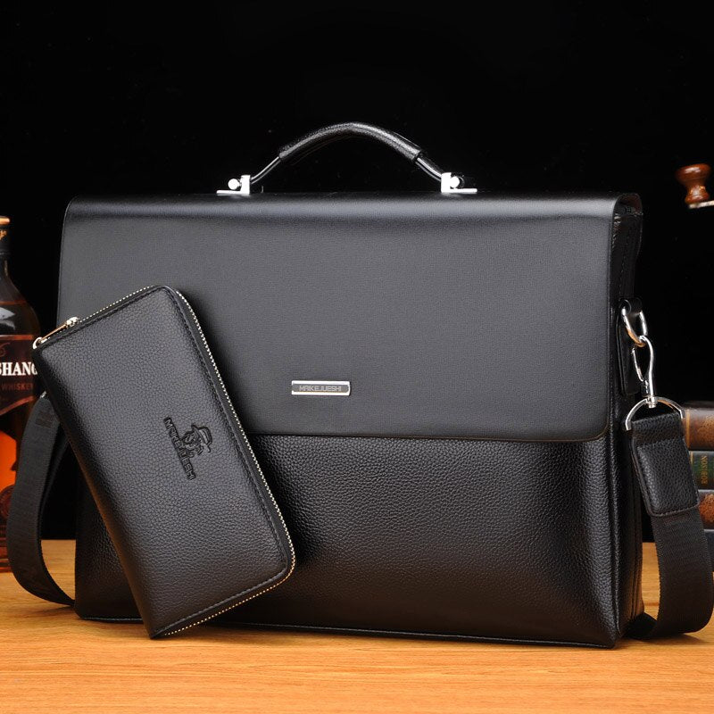 WEIXIER Brand Leather High Quality Microfiber Laptop Business Messenger Fashion Bag