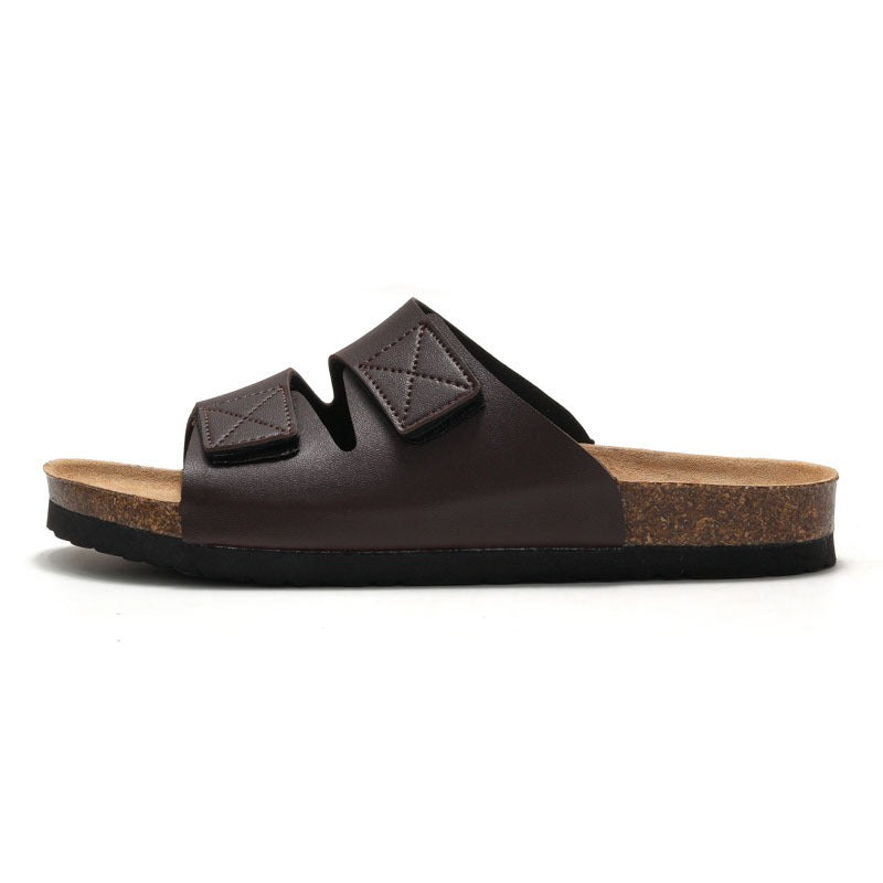 Leather Cork Summer Sandals