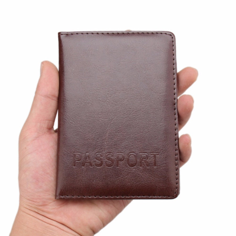 RFID Blocking Passport Cover Travel Credit Card Holder Case
