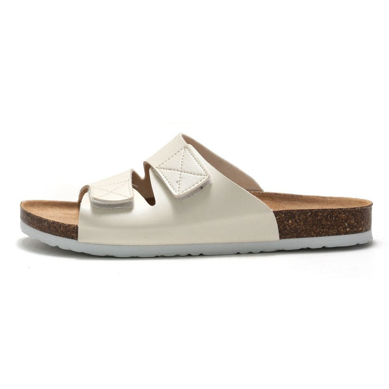 Leather Cork Summer Sandals