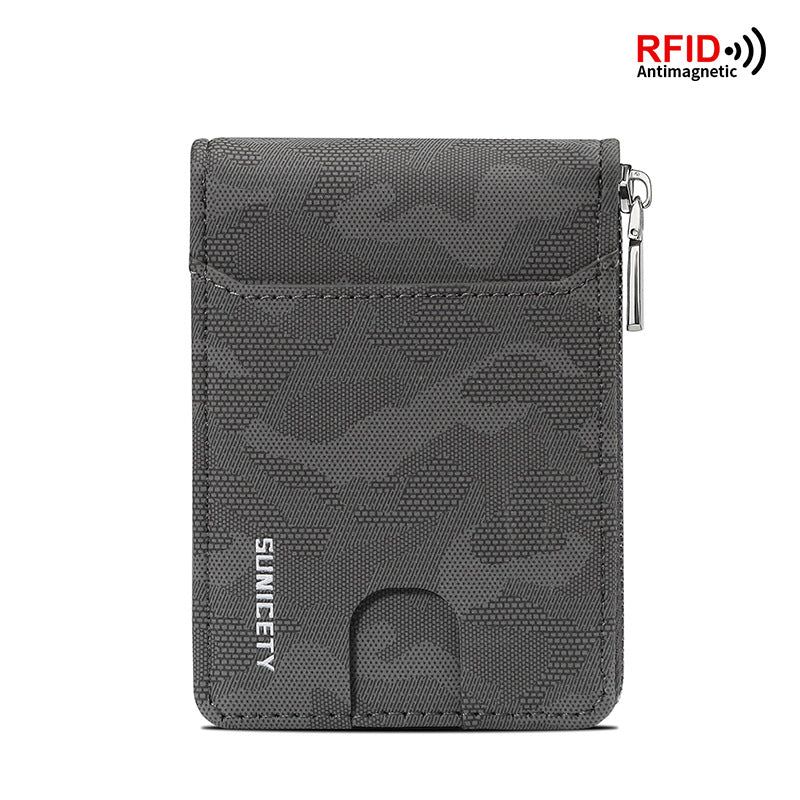 RFID Zipper Large Capacity Certificate Credit Multi Card