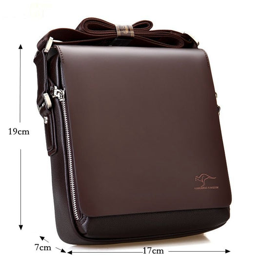 Kangaroo Leather Shoulder Messenger Bags Briefcase