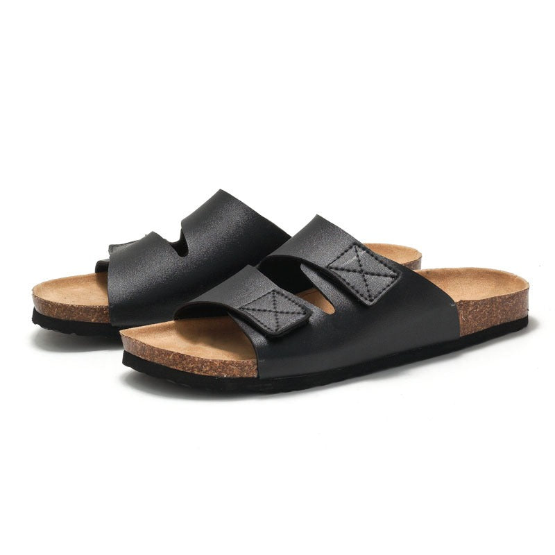 Leather Cork Summer Sandals
