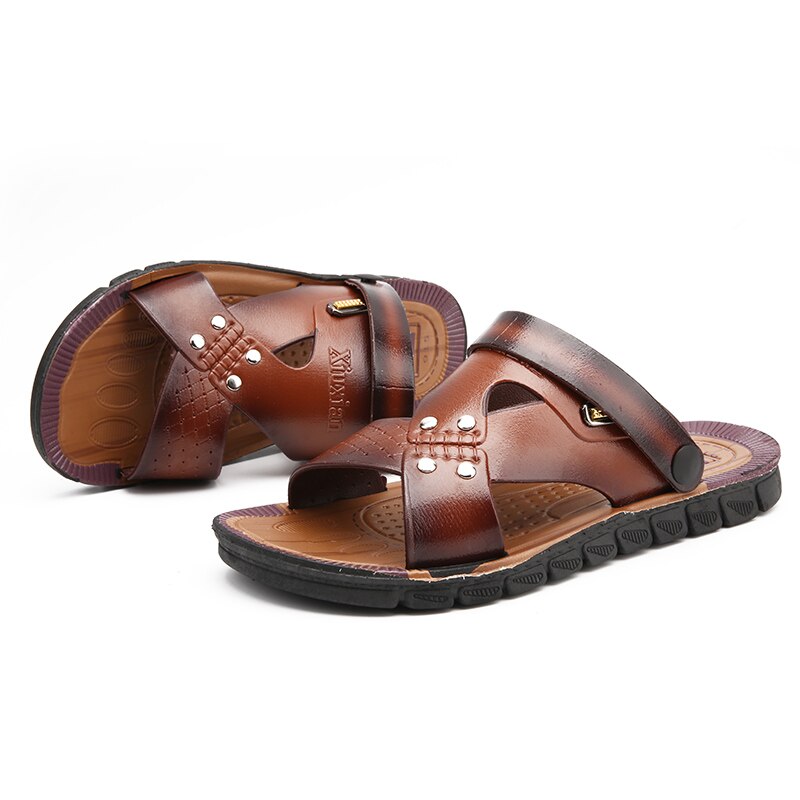 Leather High Quality Beach Sandals