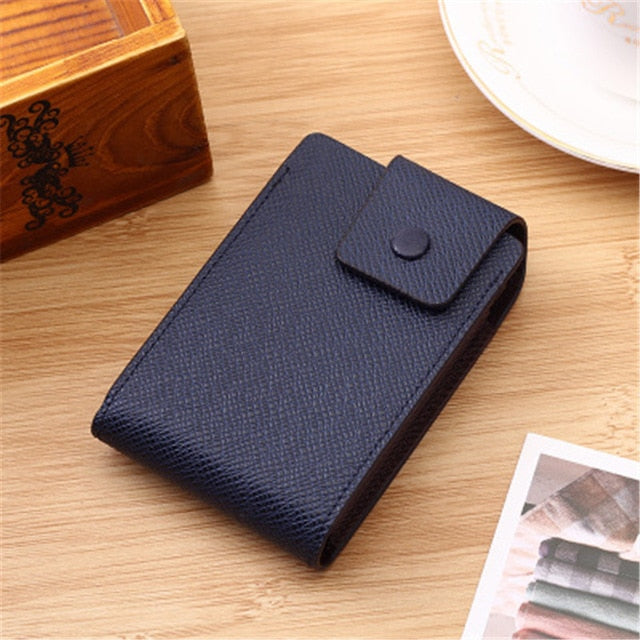 Multi-Function Leather Pocket Storage Bag Organizer Mini Card Wallet