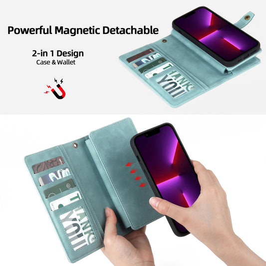 iPhone Leather Multifunctional Flip Case