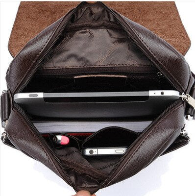 Kangaroo Leather Shoulder Messenger Bags Briefcase