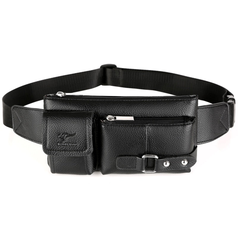 Leather Waist Travel Bag Fanny Pack Chest Bag