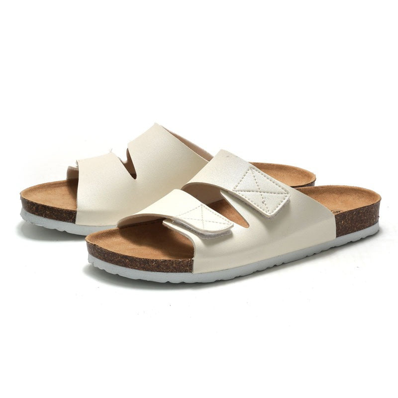 Leather Cork Summer Sandals