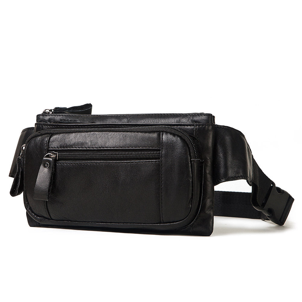 Genuine Leather Waist Bag Chest Bag