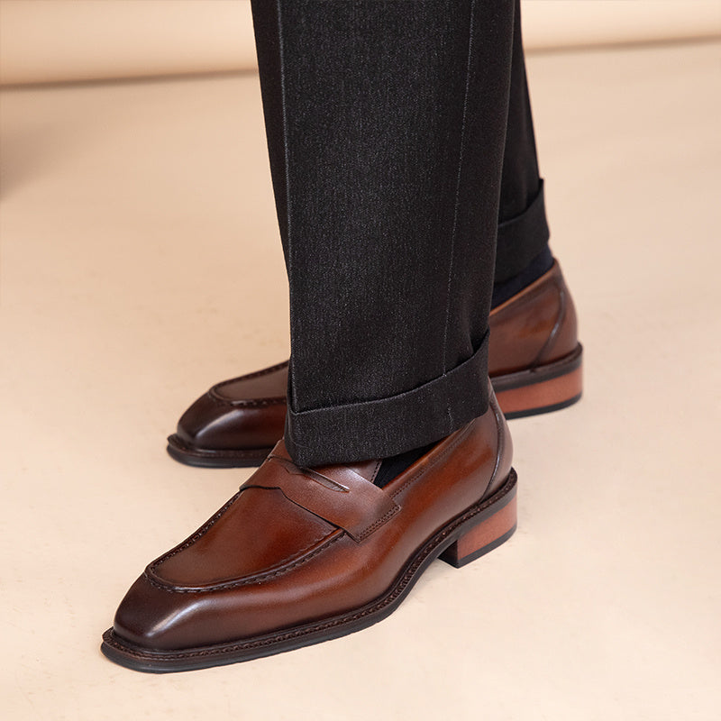 Outdoor Leisure or Business Leather Shoes