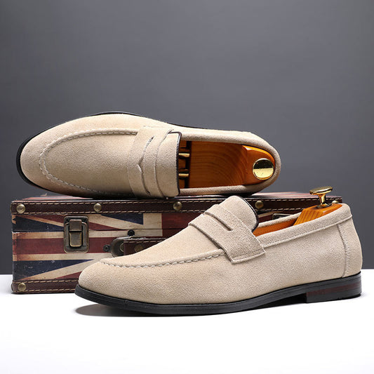 Lazy Shoes Nubuck Leather Casual