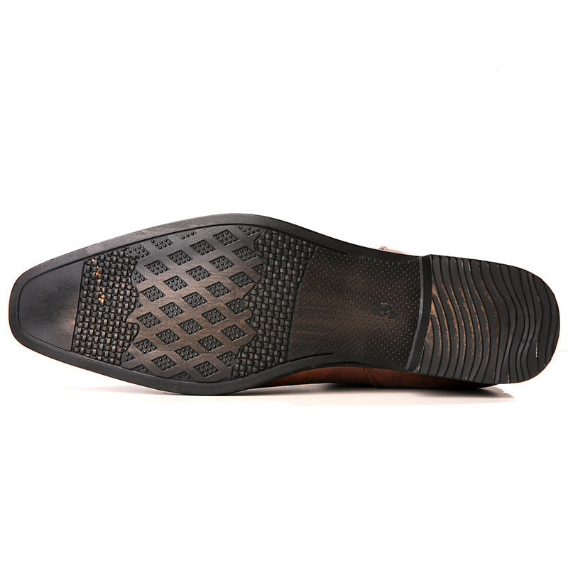 Chelsea Genuine Glossy Business and Casual Boots Shoes