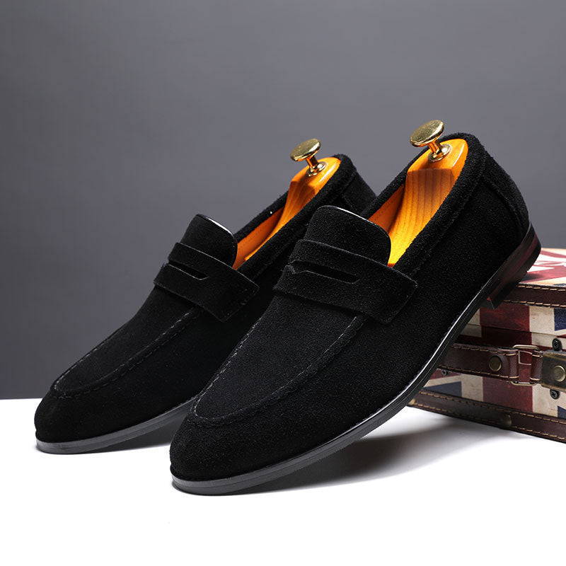 Lazy Shoes Nubuck Leather Casual