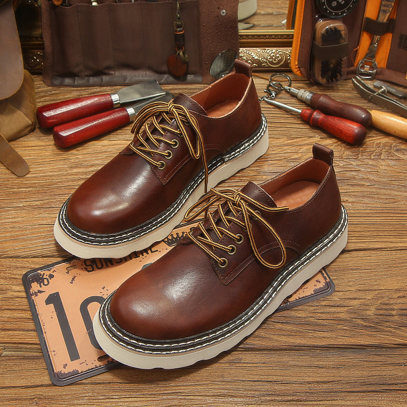 Genuine Leather High-End Spring and Summer Shoes