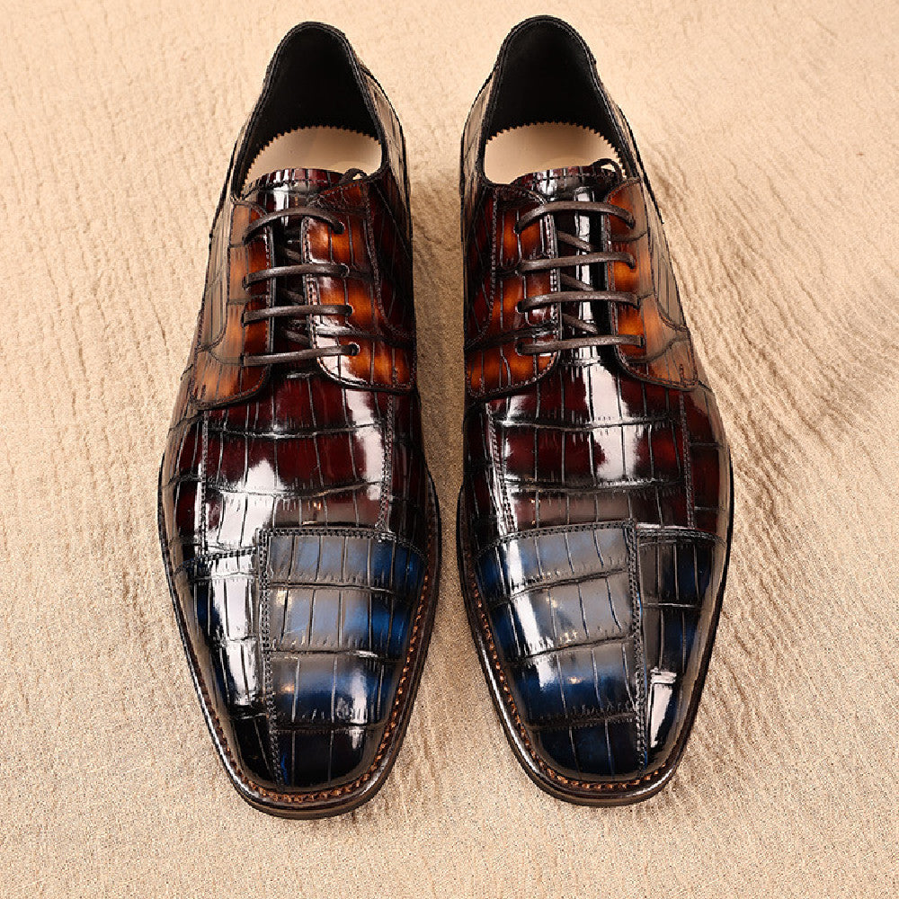 Genuine Leather Polished Business or Casual Pointed Toe Shoes