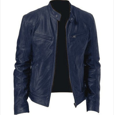 Leather Slim Jacket