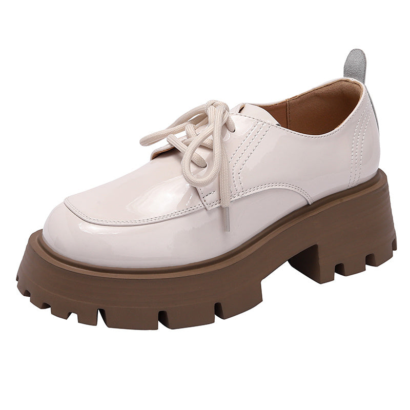 British Style Lace Up Leather Shoes