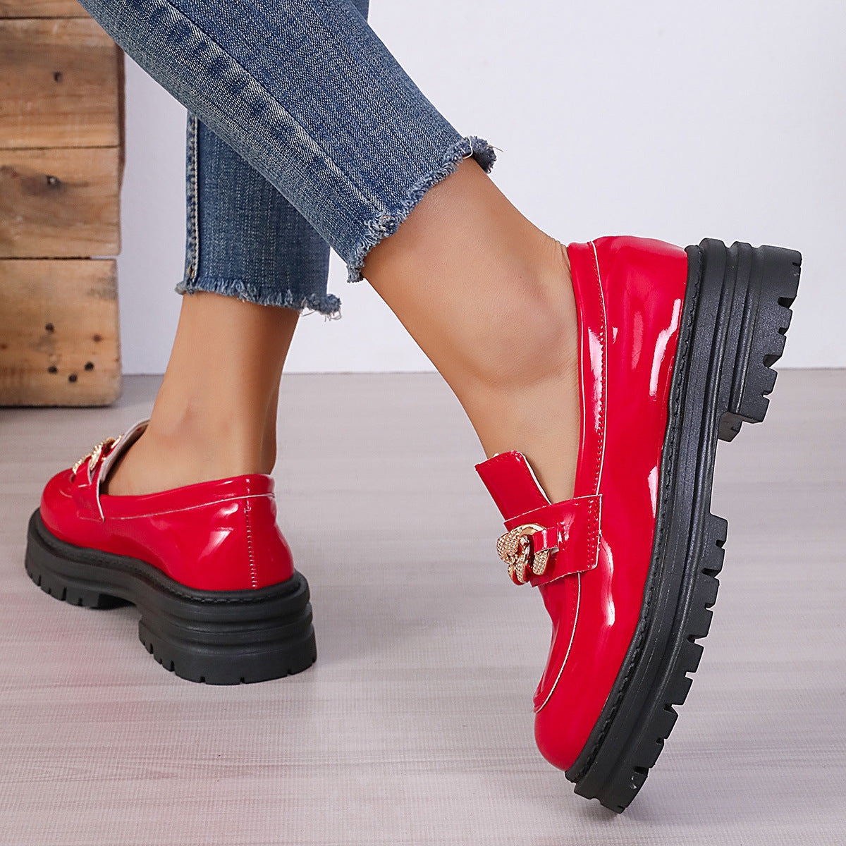 Retro Casual British Style Leather Shoes