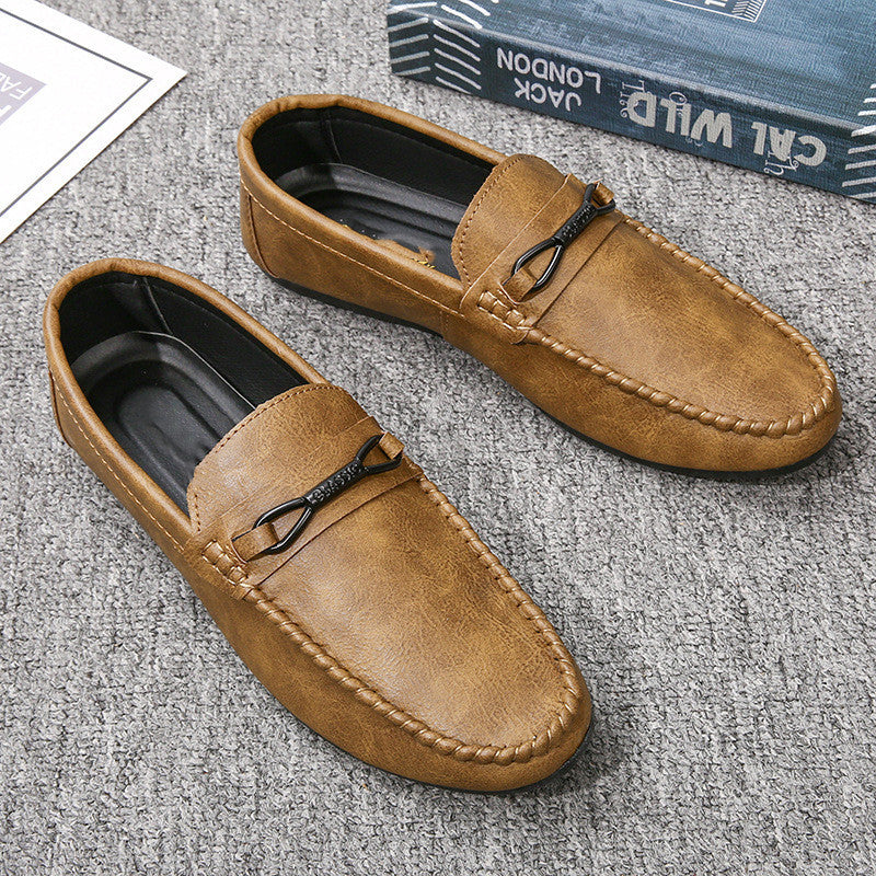 Fashion Soft Sole Leather Casual Shoes