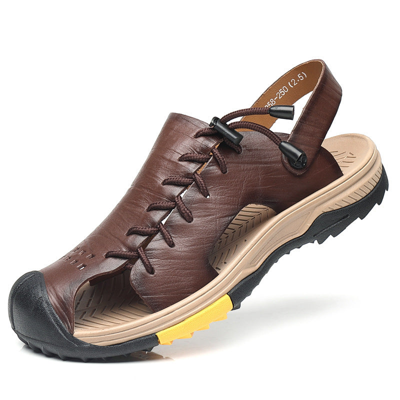 Summer Outdoor Leather Beach Sandals