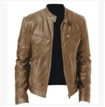 Leather Slim Jacket