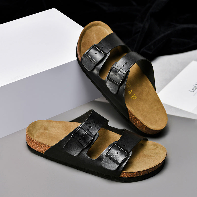 Leather Outdoor Slippers Summer New Sandals