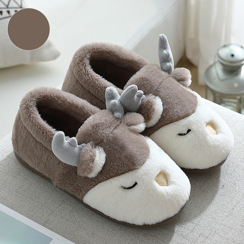 Christmas Elk Non-Slip Slippers