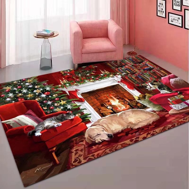 Christmas Carpet Festive Holiday Mat