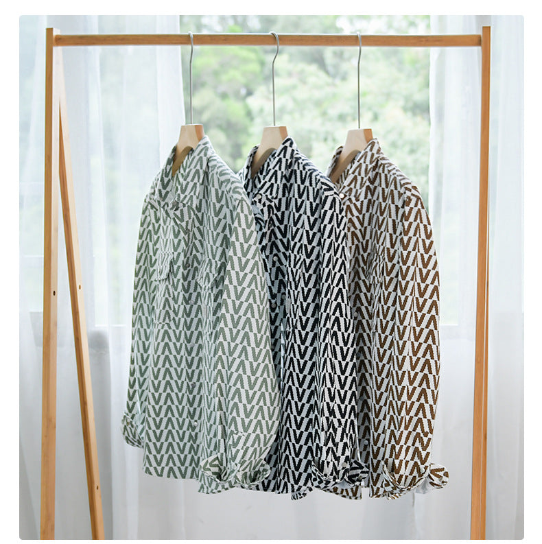 Plaid Long Sleeve Casual Loose Shirt