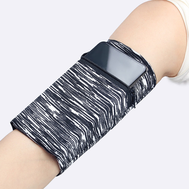Running Mobile Phone Arm Bag Men Women Wristband Wrist Armband Fitness Wrist Bag Outdoor Sports Arm Bag Breathable Bracelet Bags