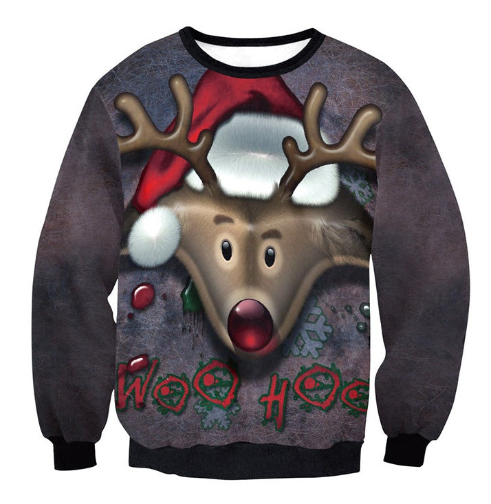 Ugly Christmas Santa Elf Sweaters and Tops