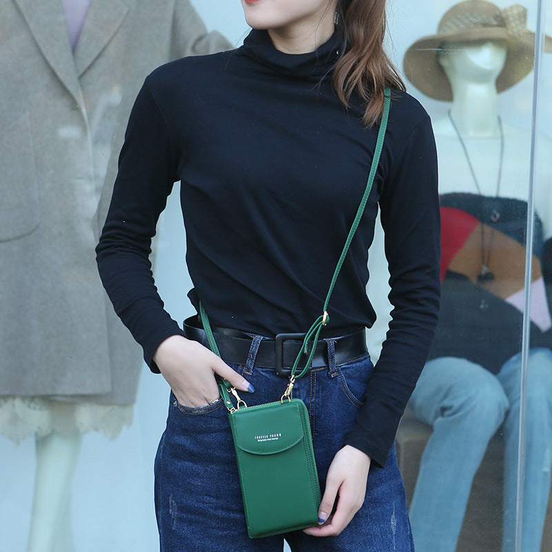 Leather Crossbody Phone Case Handbags