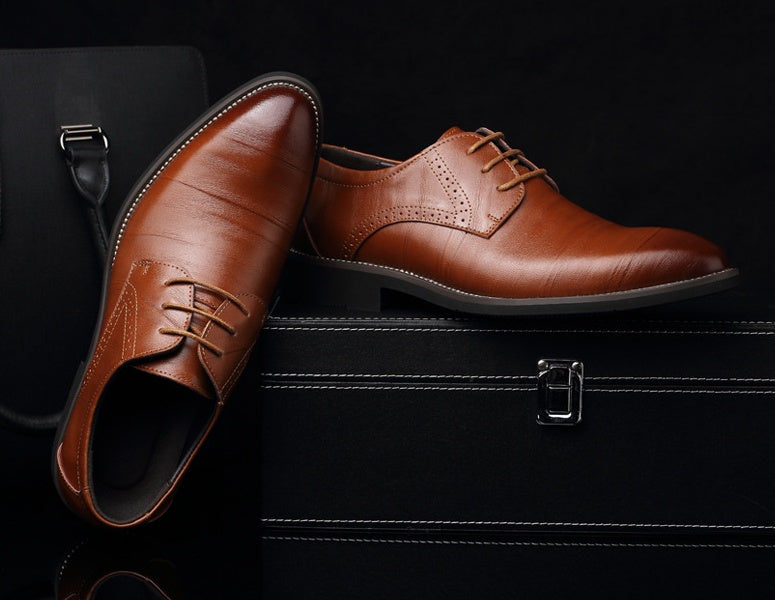 Men's Leather Business Dress Shoes