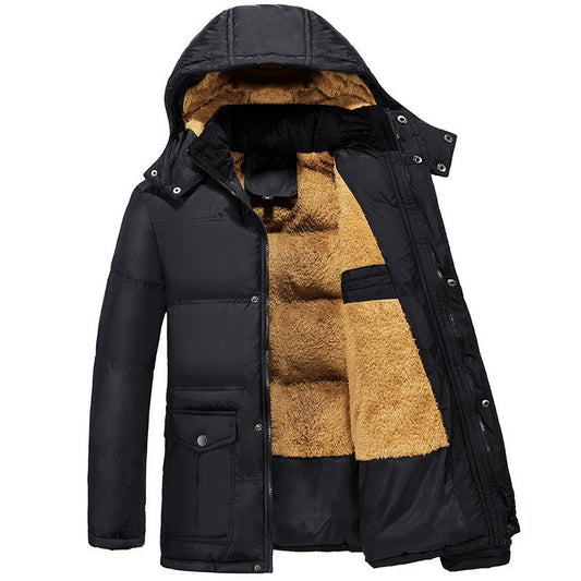 Velvet Padded Winter Jacket