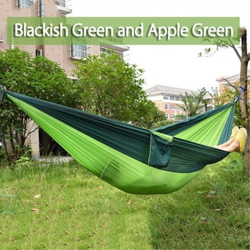 Backpacking Hammock - Portable Nylon Parachute Bag for Outdoor Activities