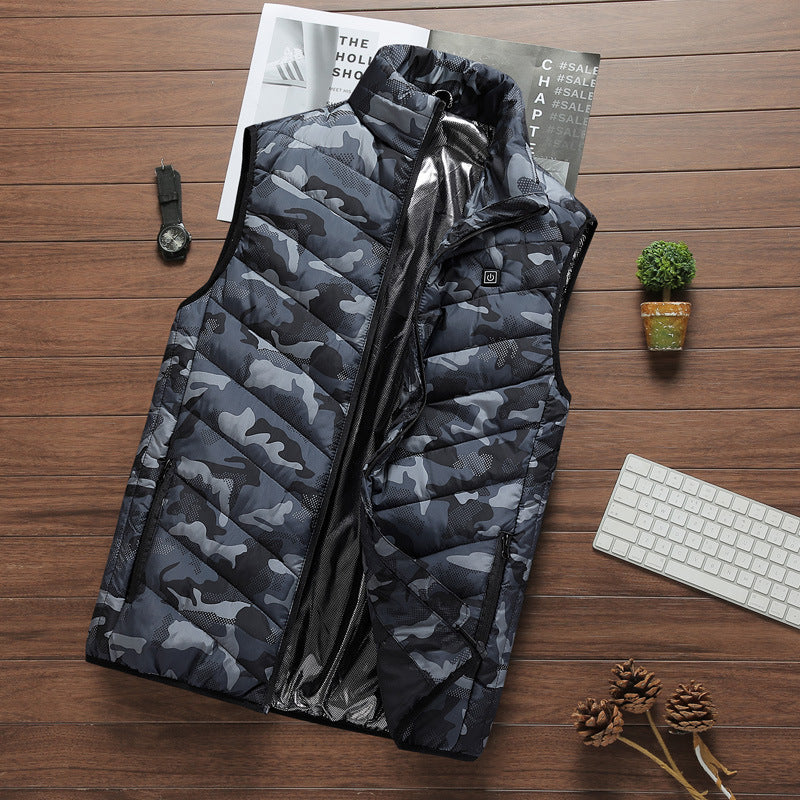 Heated Vest Smart Electric Heating Waistcoat Winter